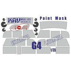 Окрасочная маска на остекление G4 (ICM) KAV Models