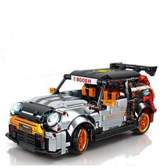 Конструктор 8207 спортивная машина Mini Cooper, с механизмом PULL BACK Leibao