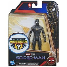 Фигурка Spider-man Черный Человек-паук с паутиной (13,5) Hasbro