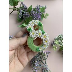 Форма для мыла 8 Марта Ромашки с узором Hobby Page