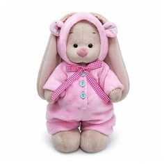 Мягкая игрушка BUDI BASA Зайка Ми в меховом комбинезоне (малый) 25 см, 1 шт