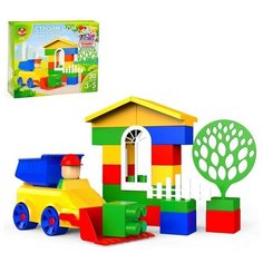 Конструктор «МОЙ город: Строим дом», 30 деталей Solomon