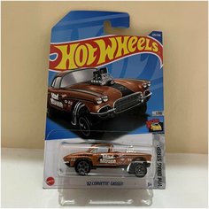 Детская машинка 1:64 Hot Wheels Редкая модель 62 CORVETTE GASSER Из Серии HW DRAG STRIP модель коллекционная 2022