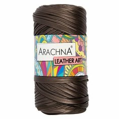 Пряжа LEATHER ART 100% микрополиэстер 4 шт. х 160 г 50 м цв. №04 коричневый (LEATHER ART-№04 коричневый) Arachna