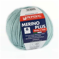 Пряжа Merino Plus Mondial - 1 моток (125 м, 100 гр), цвет 281