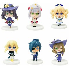 Игровой набор фигурок Геншин Импакт (Genshin Impact)/ Мона, Ноэлль, Барбара, Джин, Кэйа, Лиза Fantasy Earth