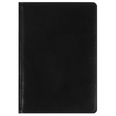 Ежедневник недатированный А5+, 136 листов sidney nebraska, твёрдая обложка, искусственная кожа, золотой срез, чёрный Альт