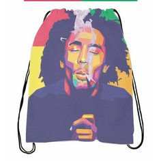 Сумка-мешок для обуви Боб Марли, Bob Marley №7 Migom