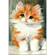 Алмазная мозаика Рыжий котенок 29.5x20.5 см. Milato