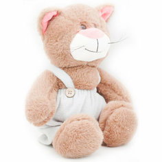 Мягкая игрушка Кошка Розита 23/33 см в сером комбинезоне 0914223-39 Unaky Soft toy