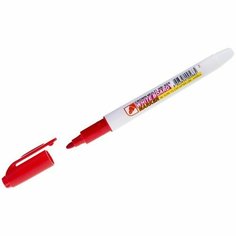 Маркер для белых досок 2.0 мм, Crown Multi Board Slim, пулевидный, красный (комплект из 17 шт)