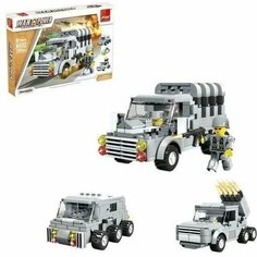 Конструктор Грузовик, 169 деталей, 3 варианта сборки Peizhi