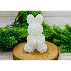 Силиконовая форма для мыла Зайка из роз Hobby Page