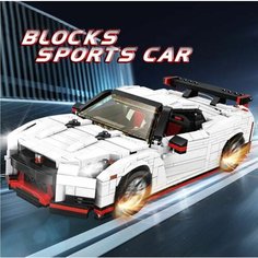 Конструктор Nissan GTR Nismo R35, 1024 деталей Zhbo