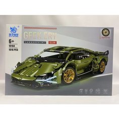 Конструктор Technic техник Гоночная ламборджини темно зелены Планета Конструкторов