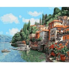 Картина по номерам Милый городок 40х50 см 000 Art Hobby Home