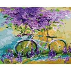 Картина по номерам Велосипед в зарослях 40х50 см 000 Art Hobby Home