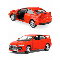 Металлическая машинка Kinsmart 1:36 «2008 Mitsubishi Lancer Evolution X» инерционная, красная KT5329D-4