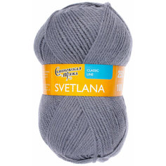 Пряжа Семеновская Svetlana Wool (Светлана ЧШ) стальной (56), 95%шерсть/5%акрил, 250м, 100г, 1шт