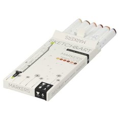 Набор маркеров для декорирования Sketch&Art Терракота (3мм, 6 цветов, двусторонние) 6шт. Bruno Visconti