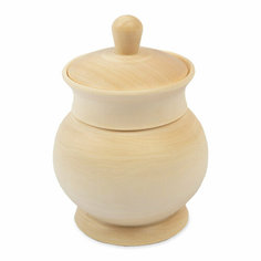 Заготовка для декорирования Mr. Carving DE-082 Сахарница липа 10.5х10.5х14.5 см
