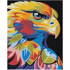Картина по номерам Радужный орёл 40х50 см Hobby Home