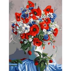 Картина по номерам Букет полевых цветов 40х50 см Hobby Home