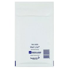Крафт-конверт с воздушно-пузырьковой плёнкой Mail Lite, 11х16 см, White Calligrata