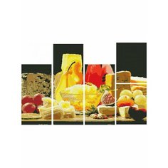 Kubanstar / Модульная алмазная мозаика, 80х150 см / Полная выкладка