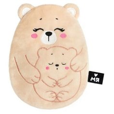 Развивающая игрушка «Медведица с медвежонком», с вишневыми косточками, 17,5 см МЯШЕЧКИ