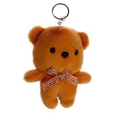 Мягкая игрушка-брелок «Мишутка с бантом», цвета микс