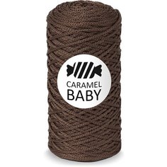 Шнур полиэфирный Caramel Baby 2мм, Цвет: Фондю, 200м/150г, шнур для вязания карамель бэби