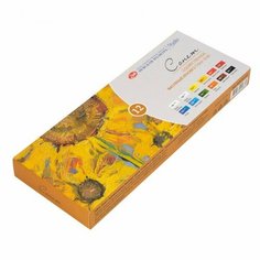 Набор масляных красок Сонет в картоне 12 шт по 18 мл Невская палитра