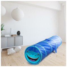 Детский туннель «Акула», цвет синий NO Name