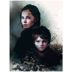 Картина по номерам на холсте Игра plague tale - 8967 В 30x40