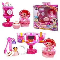 Cupcake Surprise. Набор Мороженое - Туалетный столик с Куклой - Капкейк и питомцем Emco