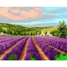 Картина по номерам Лавандовое поле 40х50 см 000 Art Hobby Home