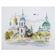 Алиса Набор для вышивания Ростов Великий. Спасо-Яковлевский монастырь 22 x 18 см (3-23) зеленый
