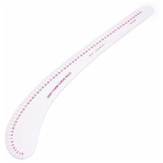 Лекало портновское Maxwell бочок сабля, D1131 (0334-5350) 57,5х14 см