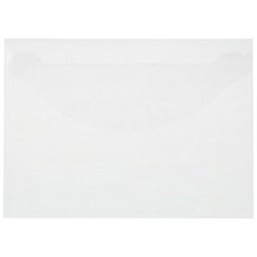 Папка-конверт на клапане 180 прозрачный 10 шт/уп Attache