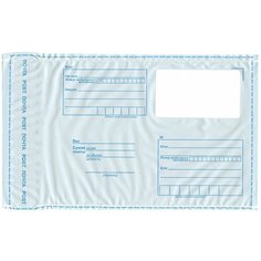 Конверт-пакеты полиэтилен С6 (114х162 мм) отрывная лента, Куда-Кому, комплект 100 шт, BRAUBERG, 113492