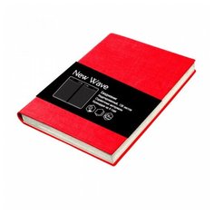 Канц-Эксмо Ежедневник New Wave недатированный 136 листов цвет красный формат A5