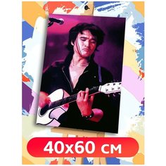 Картина по номерам Музыка Группа Кино Виктор Цой - 6371 В 60x40