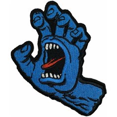 Нашивка, шеврон, патч (patch) Санта Круз (Синяя рука), размер 7*9 см, 1 шт. Нет бренда
