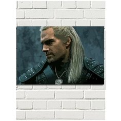 Картина по номерам сериал Ведьмак Геральт - 6813 Г 60x40