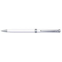 Ручка шариковая Pierre Cardin SLIM. Цвет - белый. Упаковка Е