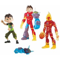 Набор Ben10 Трансформация Человек огонь 3 фигурки 76521 Playmates Toys