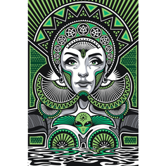 Картина по номерам Психоделический арт на стену Палитра забав