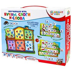 Игра Обучающая Буквы, слоги и слова ИН-7631 BRIGHT KIDS Рыжий кот