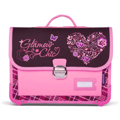 Ранец жесткокаркасный класс. BRAUBERG для нач. школы, дев. "Glamour chic" (Шик), 38*30*12см, 223665
